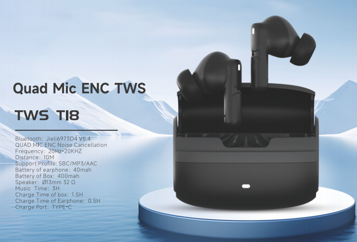 T18 TWS Bluetooth Earbuds OEM/ODM | Maxentrop